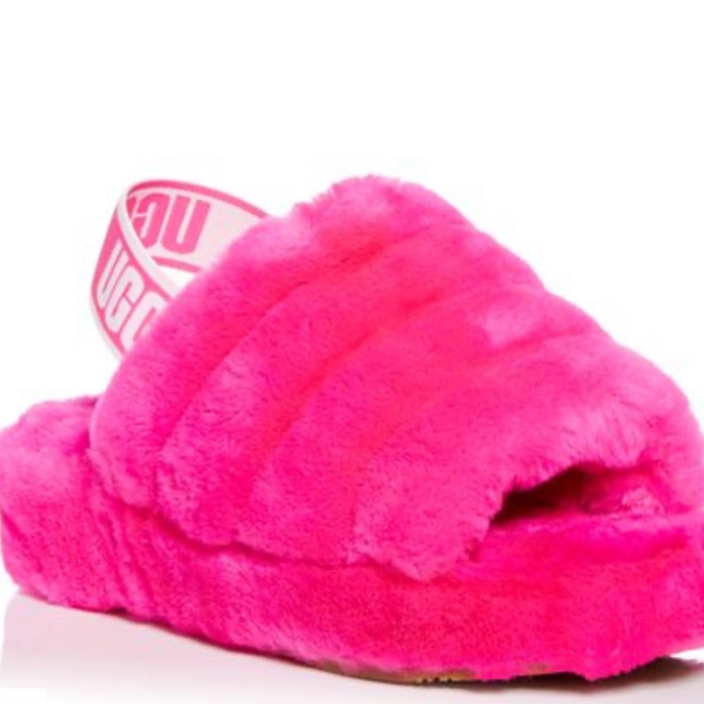 UGG Fluff Yeah Shearling Slingback Slipper Size5